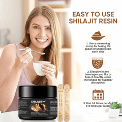 100% Natural and Organic Shilajit - 60 Day Sun-dried Premium Healing Shilajit Resin - Lab Tested Resin For Safety - 50 Grams