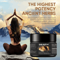 100% Natural and Organic Shilajit - 60 Day Sun-dried Premium Healing Shilajit Resin - Lab Tested Resin For Safety - 50 Grams