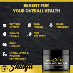 100% Natural and Organic Shilajit -Sun-dried Premium Healing Shilajit Resin - Lab Tested Resin For Safety - 30 Grams